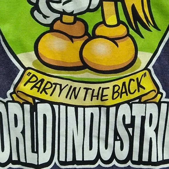 RARE! Vintage 90's World Industries Mullet Boy Business Up Front Party In Back